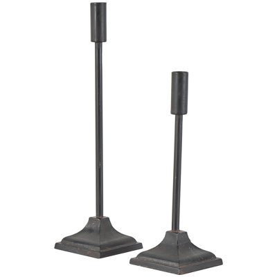 Laqueita 15.4'' H Iron Tabletop Candlestick