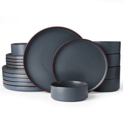 Bevery Piece Stoneware Dinnerware Set - Service for 6