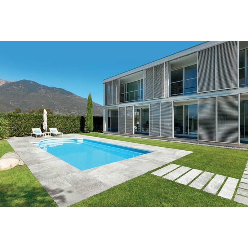 Carreau de mur et de plancher en porcelaine 24 po x 48 po, Blanc