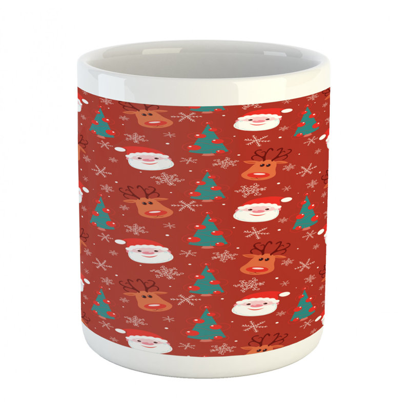 Grande tasse à café de père noël
