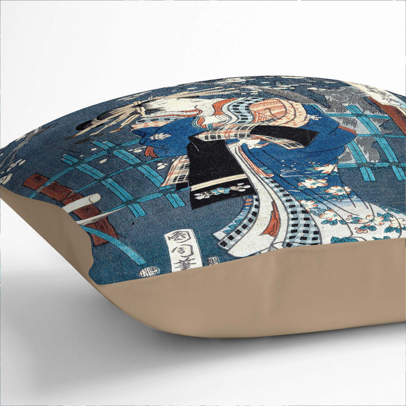 Square Throw Cushion, 55cm H x 55cm W x 20cm D, Stone