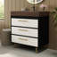 Meuble-lavabo autoportant moderne avec lavabo vasque en céramique et plateau en pierre frittée durable-125514754-125514755