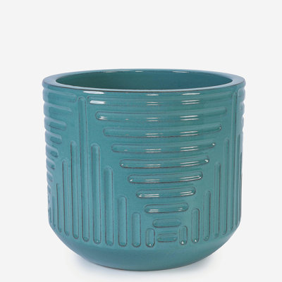 Handmade Ceramic Planter, 16 Inch Diameter