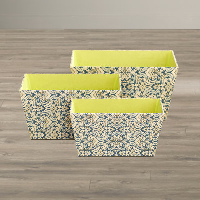 3 Piece Rectangular Bin Set