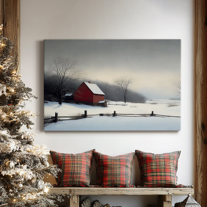 Eve of Quiet Pines - Toile tendue avec châssis de qualité supérieure, H 27 po x l 18 po