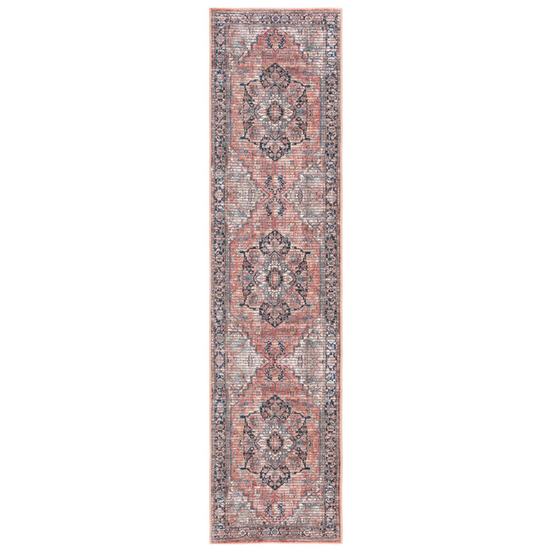 Manveer Serapi Performance Machine Washable Oriental Rug, Runner 2' x 8'