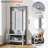 Hall Tree 31.5'' Wide With Bench And Shoe Storage Gray