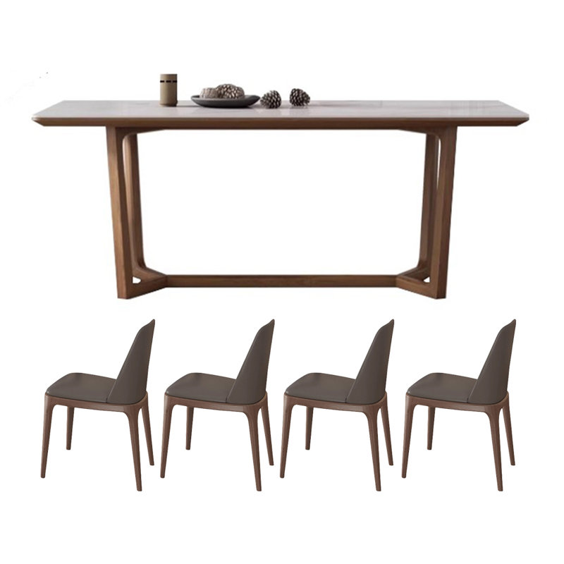 Petit ensemble de table simple moderne, H 29,52 po x L 62,99 po x l 31,49 po