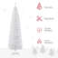 Arbre de Noël artificiel, arbre de Noël mince avec embouts de branches réalistes et support en plastique-878744412