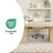 Botelho Cream Beige Modern Geometric Area Rug-980211174