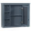 Meuble-lavabo de 36 po avec lavabo supérieur, armoire à miroir, armoire de rangement moderne avec 2 portes à fermeture douce et 2 tiroirs, meuble-lavabo simple-370580463