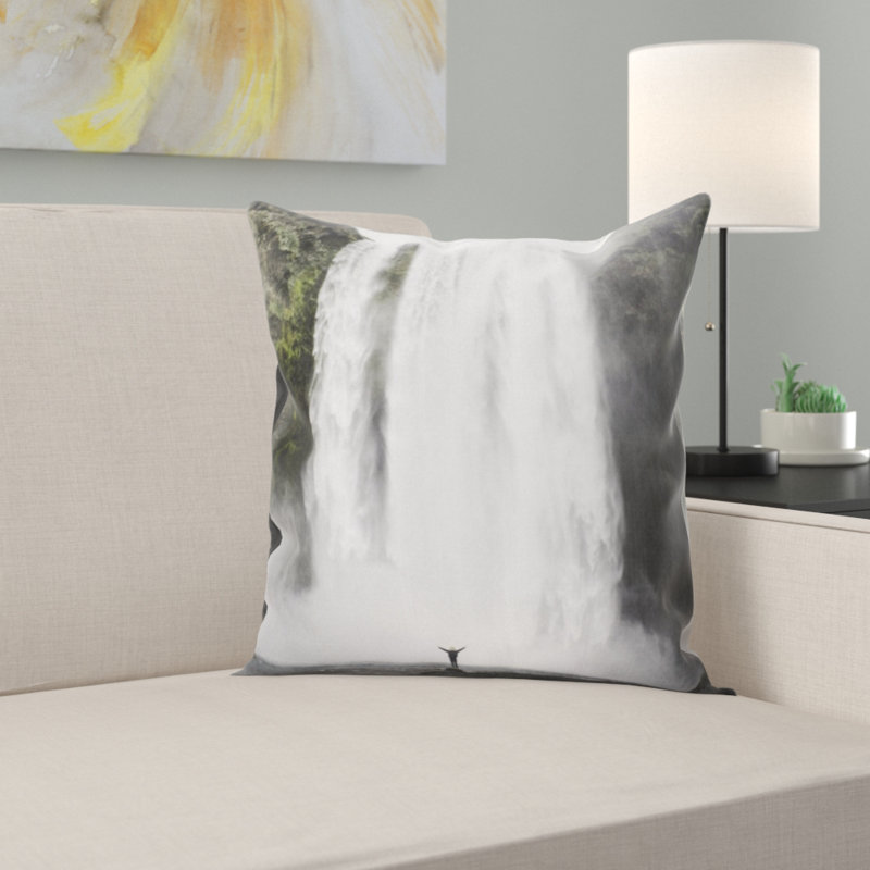 Microsuede Throw Pillow