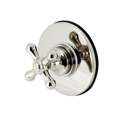 Kingston Brass Single-Handle Wall Mount Three-Way Diverter Valve with Trim Kit