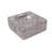 Grey Travertine Sq. Bowl Sm.