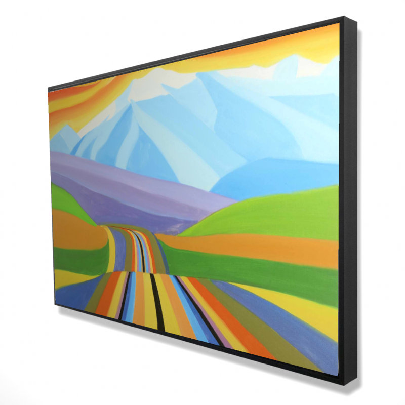 " Mountain Road Multicolored "