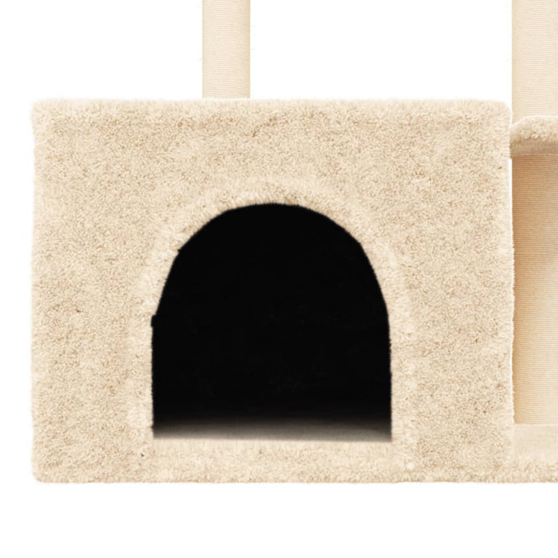 110 cm H Cat Tree / Condo, Cream