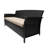 Backyard 3 Seater Seat With Stable Frame - Iron Frame, 48.51 Lb Weight, Curved Arm Rests For Relax Construction, 71.14in Long, 28.84in Wide, 31.85in Tall, 48.51lb