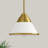 10 in 1-Light Modern Cone Pendant Light With White Frosted Glass Adjustable Height-441356172