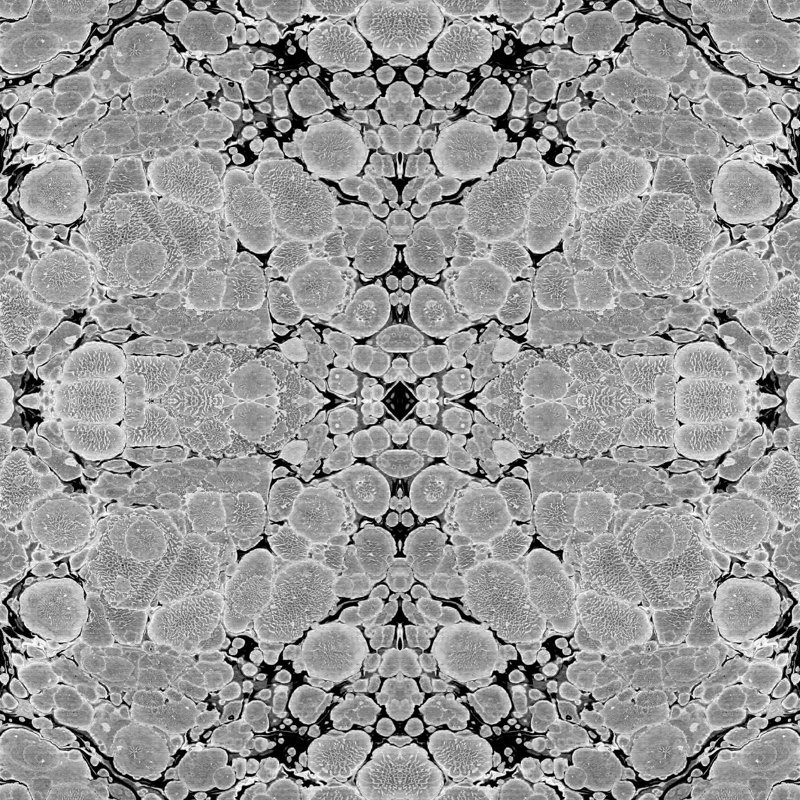 Carreau de papier peint kaléidoscope en acier 10 pi x 25 po Abra, Faux Grasscloth