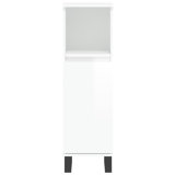 vidaXL Bathroom Cabinet Engineered Wood Tall Bathroom Cabinet
