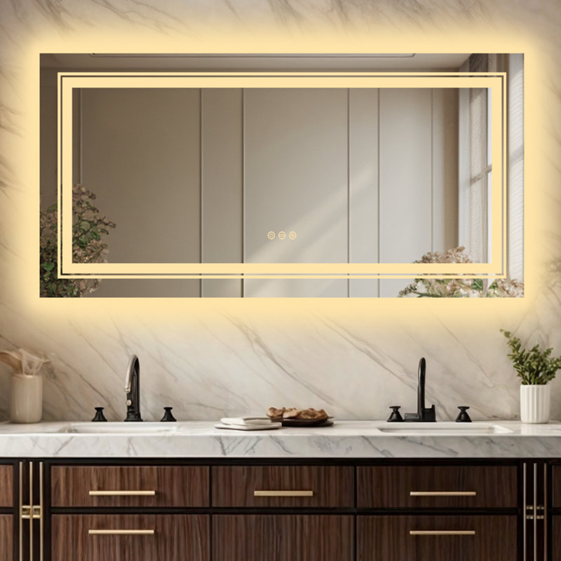 Miroir mural Kabron, 30,7 po x 59,5 po