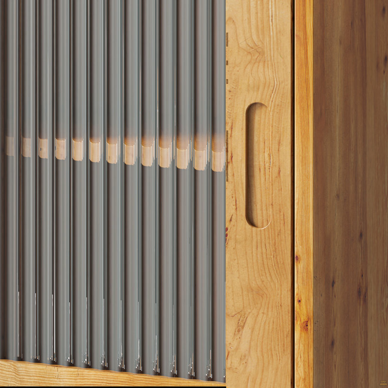 Armoire coulissante 35,4 "à 3 portes avec trois niveaux d'espace de rangement