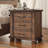 Rustic Three Drawer Reclaimed Solid Wood Framhouse Nightstand