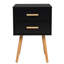 Aarush 40cm W Solid + Manufactured Wood Bedside Table-40551848
