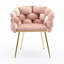 Chaise d'appoint de luxe en velours moderne-356424052