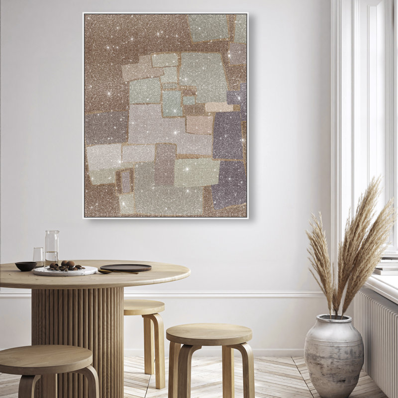 At The Edge Print by Oliver Gal, 37"H x 46"W, White Floater Frame