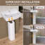 Ogonbrick 17.31'' Ceramic Rectangular Bathroom Sink with Overflow