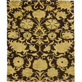 Modern One-of-a-Kind Rectangle 8'1" X 9'8" Hand Knotted Area Rug