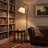 68" Traditional Black Metal Floor Lamp