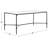 Terenna Metal And Glass Coffee Table-1127427351