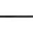 12 x 0.6 Eastern Black Marble Pencil Liner Tile Trim-60587800