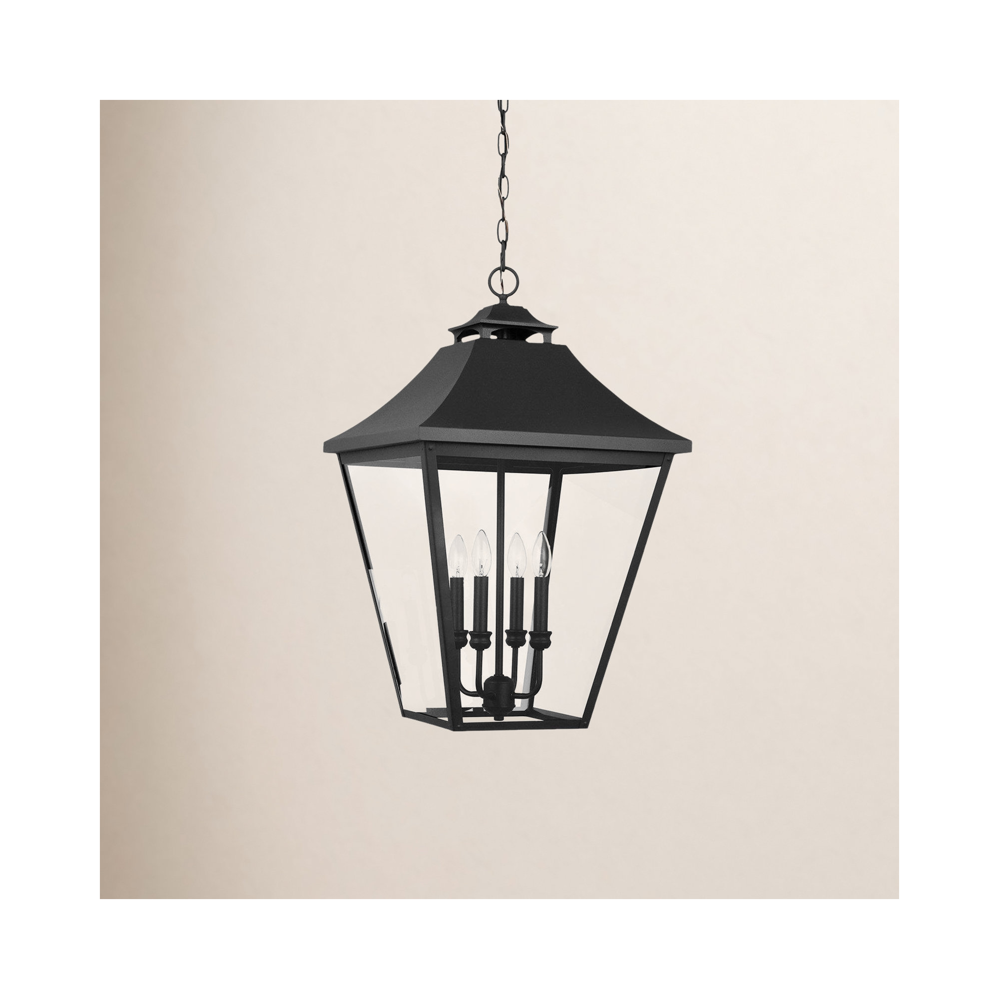 Nael Seeded Outdoor Metal Pendant