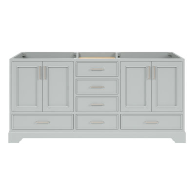 Stafford 72.75'' W Double Bathroom Vanity Base