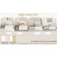 Cadre de lit simple moderne pour tête et pied de lit blanc brillant avec couchette en chêne clair