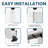 84'' Solid Manufactured Wood Barn Door with Installation Hardware Kit-96677834