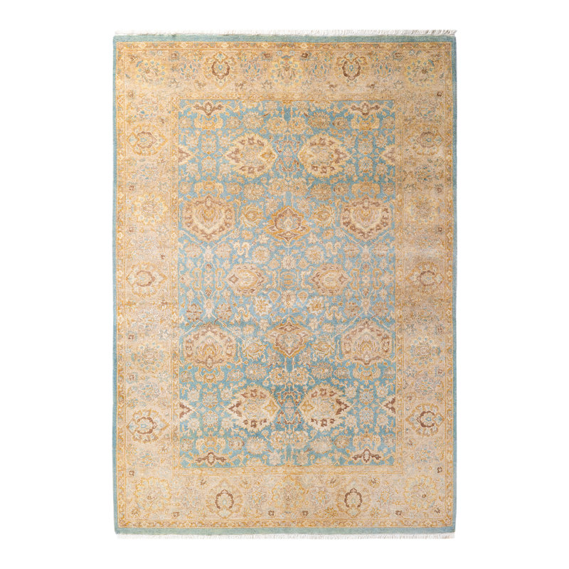 Classic One-of-a-Kind 4'8" X 6'8" Hand Knotted Area Rug