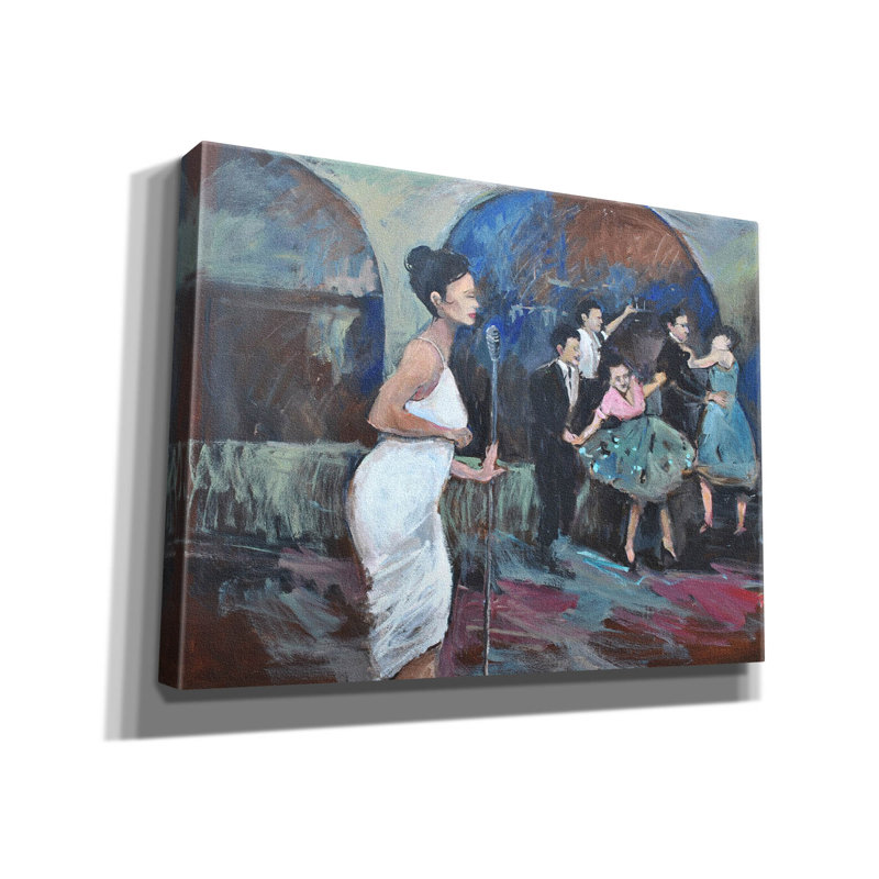  «Singing The Blues» par Jadei, impression sur toile 16 po x 12 po, H 12 po x l 16 po