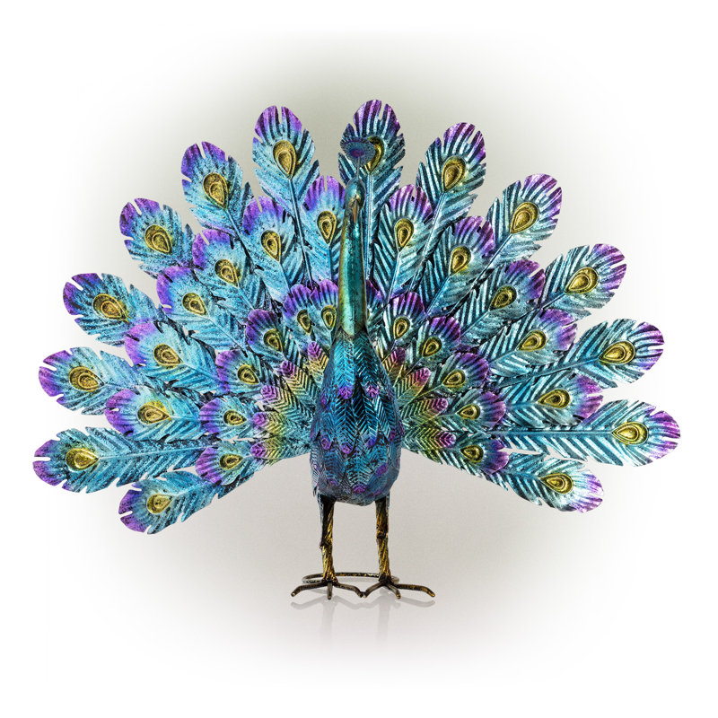 Candia Peacock Statue