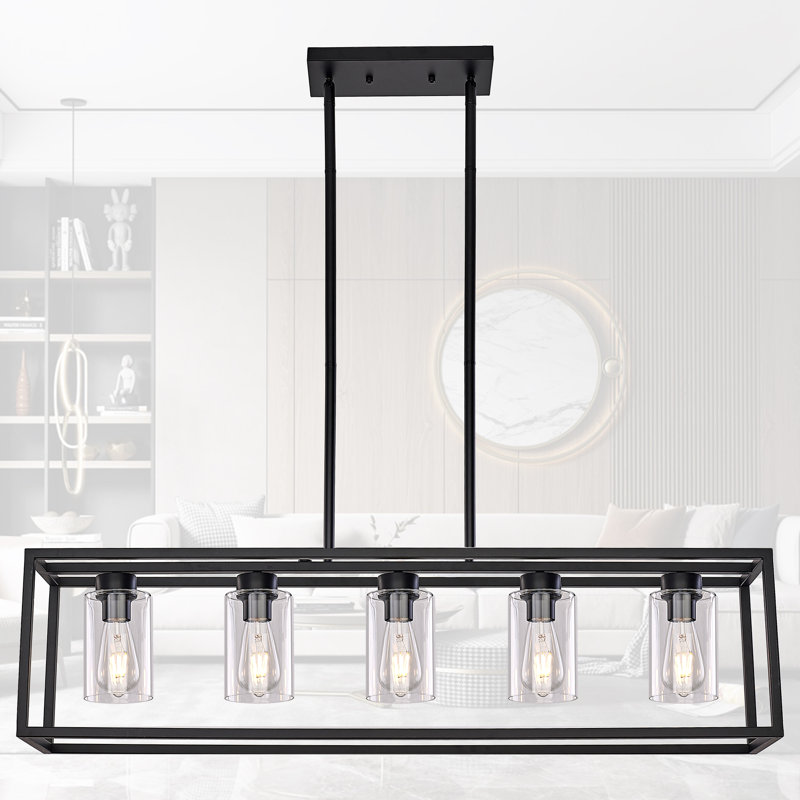 Allyn 5 - Light Pendant, Black, 5
