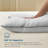 Goose Feather Down Soft-Medium Support Bed Pillows with 100% Organic Cotton Cover-864447346