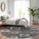 Machine Washable Indoor/Outdoor Cicel ACN1142 Black Rug