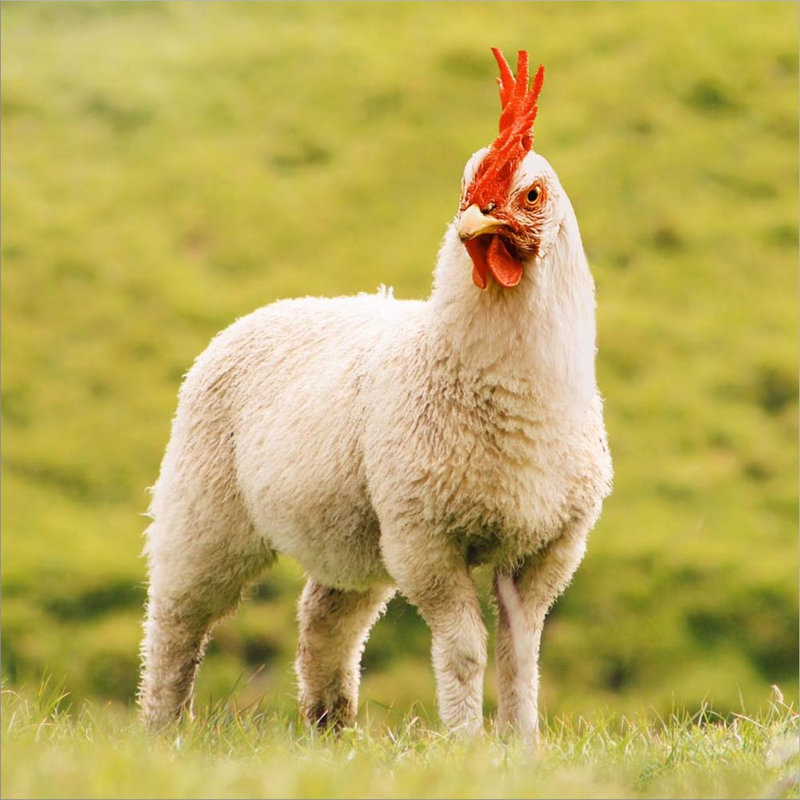 Chickensheep - Photographie sur toile tendue