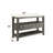 Merel White Marble Top & Gray Oak Finish Server