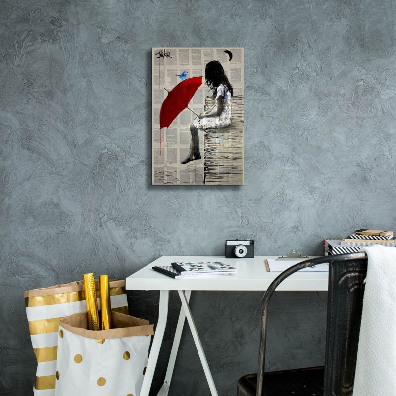 «Epithany» par Loui Jover, art mural sur toile, H 18 po x l 12 po x P 0,75 po