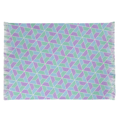 Tapis mauve/vert/bleu de la surface trapézoïdale Mcguigan