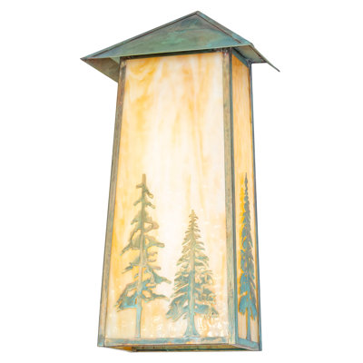 12" Wide Stillwater Tall Pines Wall Sconce